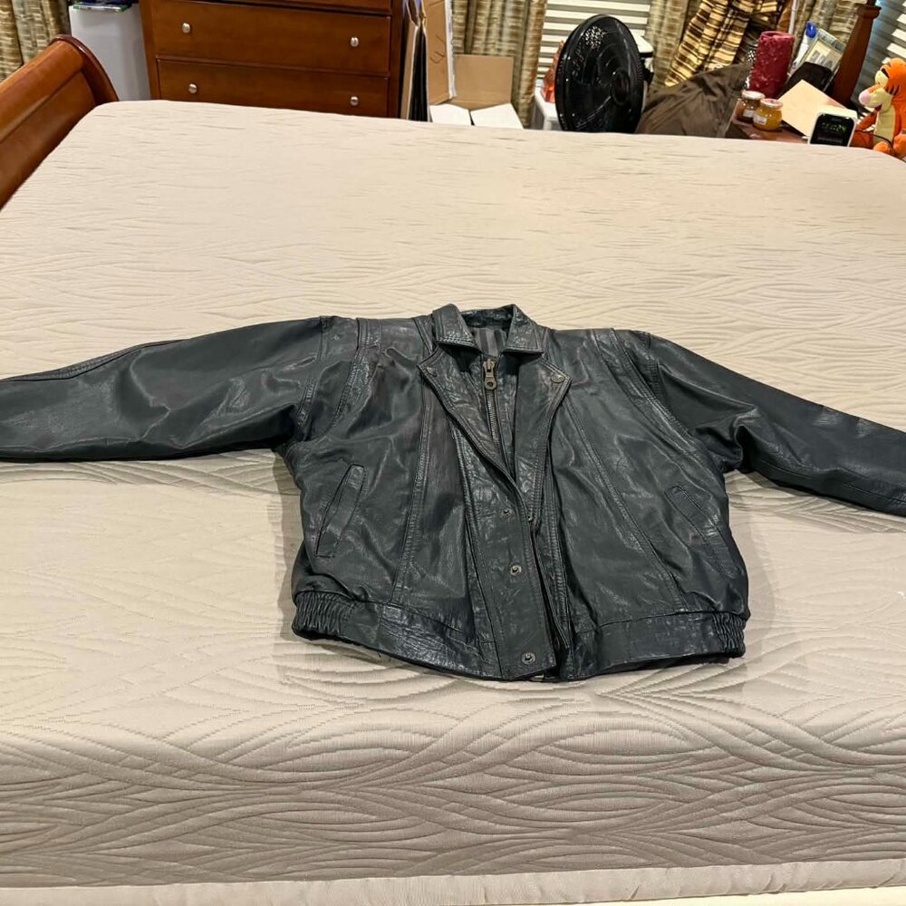 D'Antilope Black Leather jacket